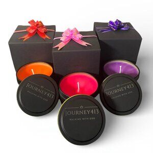 NEW! JOURNEY413 SCENTED SM CANDLE -CELEBRATION LIMITED EDITION - SEALED 1 (PC)